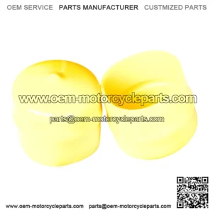 4PCS Front Wheel Bushing to Bearing Conversion Kit Replaces Craftsman, Sears, AYP, Poulan, 9040H - 9040-H - OEM Upgrade - Yellow Bushing