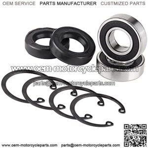 Rear Axle Shaft Bearing & Seal Kit for EZGO Golf Cart, OEM# 611931 70181-G01 70181G01 15112-G1 15112G1 620343, 2 Pack