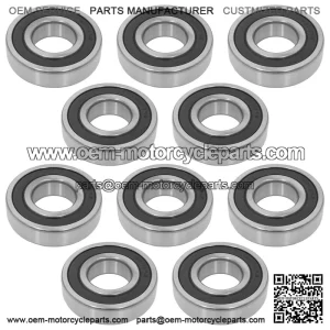 6308-2RS 6308 2RS C3 Deep Groove Rubber Sealed Ball Bearings 40x90x23