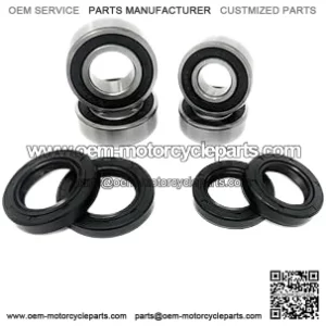Both Front Wheel Bearing and Seal Kits Compatible with 03-14 Suzuki LTZ 400 Z400 LTZ 250 LTR450