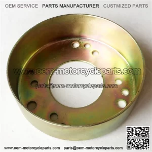 Go Kart, Mini Bike 4.5" Brake Drum. Zinc Plated.