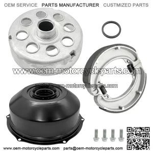 Rear Brake Drum for Honda TRX300FW FourTrax 300 4X4 1988-2000 w/ Brake Shoe Seal