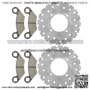 Polaris Scrambler 500 2X4/4X4 2001-2009 Front Brake Disc Rotors w/Pads