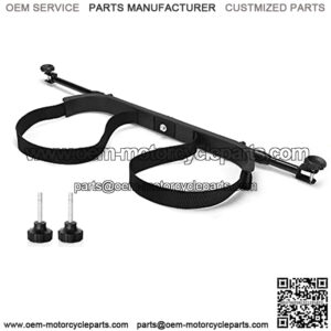 Universal Golf Bag Attachment Golf Bag Holder Bracket/Bar Rack for Golf Cart Rear Seat, Fit for EZGO TXT RXV/Club Car DS Precedent Tempo Onward/Yamaha G2-G29 - Black