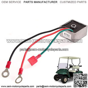 Golf Cart Voltage Regulator Rectifier for Club Car 1984-1991, EZGO 1994-up Gas Models, Columbia/ParCar 1982-1994, OEM# 27739-G01 27739G01 435-203