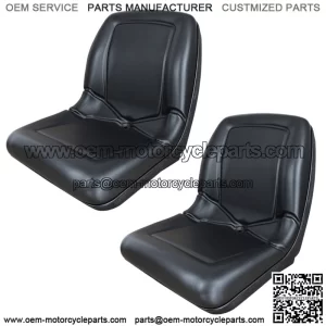(2 Seats) Black John Deere Gator Seat 6X4 CX 4X2 4X4 HPX TRAIL TX TURF TH 6X4 TE
