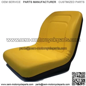 Yellow High Back Seat fits John Deere Gator TX, Gator XUV, Gator 4x2 HPX, 4x4