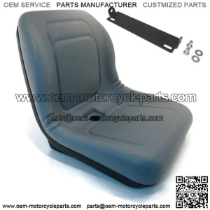 Gray High Back Seat fits John Deere Gators TX, TX Turf, TH 6x4, TE, XUV, Trail