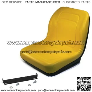 Yellow High Back Seat w/ Bracket for John Deere Gator TX Turf, Gator XUV 6003