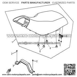 Seat CFMOTO X5 9050-130100