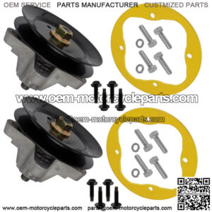 2 Spindle Assembly w/ Deck Ring for MTD Cub Cadet 918-0574 618-0574 918-0574C