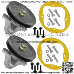 2 Spindle Assy w/ Deck Ring For Cub Cadet LTX1042 LTX1045 LTX1046 Z-Force S46