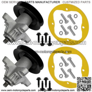 2 Spindle Assy w/ Deck Ring for For MTD Cub Cadet 618-04126 918-04126 918-04125