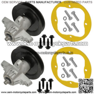 2 Spindle Assy w/ Deck Ring For MTD 918-04456B 918-04456 918-04461A 618-00456A