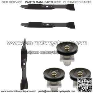 Spindle & Blade Set Fits Cub Cadet MTD 46" Mower LT1045 LT1046 918-0660 918-0625