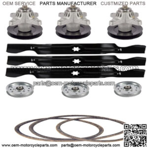 Deck Rebuild Fits Cub Cadet Fits Troy-Bilt Blades Spindles Belt Fits Most RZT