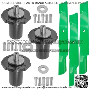 60" Deck Spindle & 20.5" Medium-Lift Blade Kit for Gravely ZT60 PM200 Pro-Master