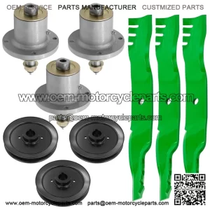 52" Deck Spindle Blade & Pulley Assembly for Simplicity - OEM #5901743 5901267 5901229