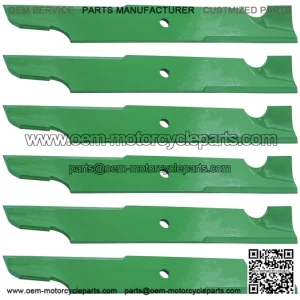 18.75-Inch x 5/8" Circle Hole 54" Notched High Lift Blade for Bad Boy Mowers