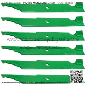 18.625-Inch x 5/8" Circle Hole 54" Notched Air-Lift Blade for Bad Boy Mowers