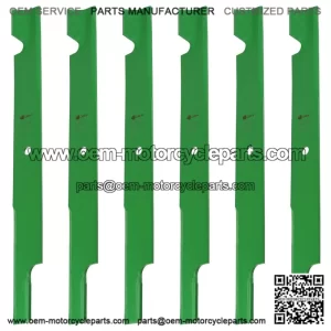 24.5-Inch x 5/8" Circle Hole 72" Notched High Lift Blade for Bad Boy & Toro Mowers