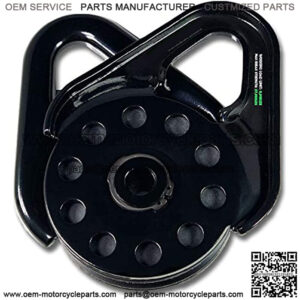 Snatch Block for Winch Recovery - Heavy Duty 13.5 Ton Break Strength - Compact Offroad Accessory for Jeep, Truck, UTV, ATV - Use with Tree Saver Tow Strap (Snatch Block)