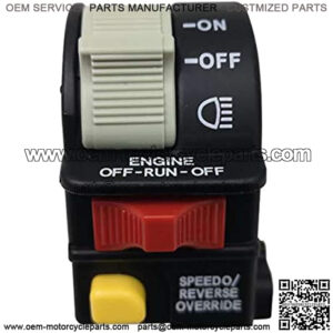 4011655 4011516 Left Handlebar Headlight On Off Switch Assembly for Polaris Hawkeye 300 Scrambler 500 Sportsman 300 400 850 XP 1000 Trail Blazer 330 Trail Boss 330