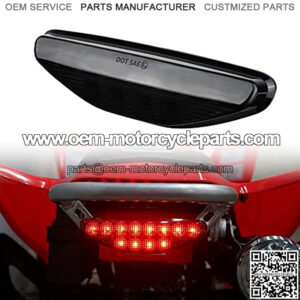Cavauu LED Tail Light Assembly Smoked Black ATV Motorcycle Taillight Brake Lamp Replacement # 2411099 33700-HP1-601 for 2006-2014 Honda TRX 450R & TRX 450ER(1 PCS)