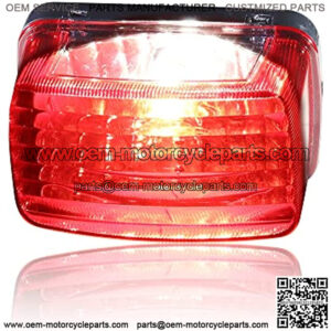 Red LED Tail Light, ATV Motorcycle Brake Taillights for Yamaha Grizzly Big Bear Bruin Kodiak Wolverine Viking, Replacement for 5KM-8472C-10-00 5km-84710-01-00