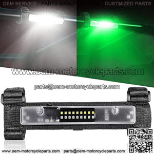 UTV Interior Dome Light Universal Roll Bar Mount LED Light Utility Roll Cage Light for UTV ATV Polaris RZR Can-Am Ranger Truck Car Off Road - White/Green