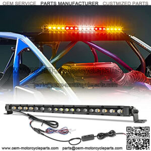 20" Rear LED Chase Light Bar UTV Rear Light Bar Slim Off Road Chase Light Strobe Light Bar w/ Brake Reverse Turn Signal Light Bar for UTV RZR Polaris Dune Buggy Can-Am Off Road 4x4 Trucks