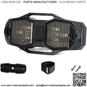 UTV Dome Light with Switch,12V Bright White&Red Universal Roll Bar LED Lights Utility Roll Cage Light Truck Bed Light LED Interior Reading Light Courtesy Light for Polaris RZR UTV Truck-1 PC