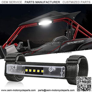 UTV Interior Light Universal Roll Bar Mount LED Light Dome Light Utility Roll Cage Light Wraparound Light Overhead Light for UTV RZR Polaris ATV Can-Am Truck Off Road Car