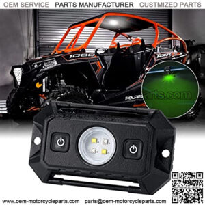 UTV Interior Light w/Switch Universal LED Dome Light Utility Roll Bar Cage Light Accessories Light Truck Bed Light for UTV ATV RZR 4x4 Can-Am Polaris Truck-White/Green