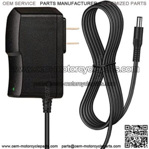 6V Battery Charger for Ride on Toys, 6.6 feet Long Power Cord for Ride on Toddler Quad ATV Hello Kitty SUV, Motorcycle, Truck, Replace of LKC-060100E Power Supply Adapter Accessory