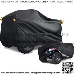 ATV Cover Waterproof Heavy Duty Quad ATC 4 Wheeler Cover All Season Weather Proof Outdoor UV Protection for Polaris Sportsman Outlaw Kawasaki Yamaha Suzuki Honda Sportrax TRX ( XXX-Large)