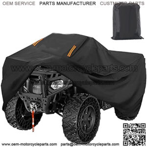 ClawsCover 95 Inch ATV Quad Covers Waterproof Outdoor Heavy Duty Fadeless 420D Oxford Cloth 4 Wheelers ATV Accessories Windproof All Weather Protection for Polaris Can am Kawasaki Honda Yamaha Suzuki