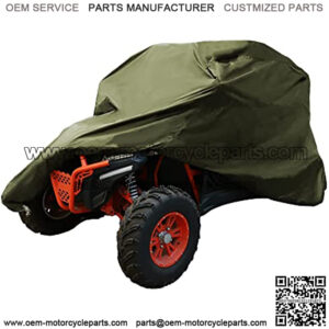 UTV Cover Waterproof All Weather Protection Covers 210D Army Green 2-3 Seater for Polaris RZR for Ranger XP XP4 1000 for Can-Am for Arctic Cat Side by Side UTV Accessories