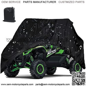 Waterproof UTV Cover 2-3 Seater, 420D Heavy Duty Tear-Resistant Oxford Material for Polaris Suzuki Kawasaki Can Am Maverick Arctic Cat Textron