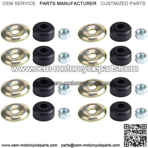 Golf Cart Shock Absorber Bushing Kits for Club Car G&E DS Precedent 1982-Up and EZGO TXT 1989-Up, Replace OEM 1011415,1010142