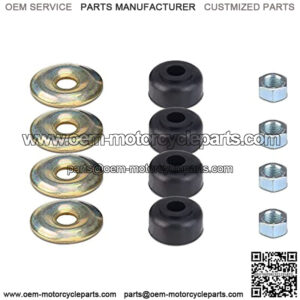 Golf Cart Shock Absorber Cushion Bushing Kit for EZGO TXT Marathon 1989-up, Club Car DS and Precedent 1982-Up, OEM# 1011415 10194G1 10435G1