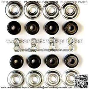 Rainbow Ann Golf Cart Shock Absorber Bushing Kit Fits Club Car 1982-Up DS and Precedent and EZGO 1989-Up TXT,Replace OEM 1011415