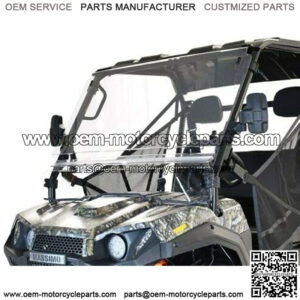 MOTOR New OEM Clear UTV Front Scratch Resistant Windshield Fit and Compatible with 410 Model