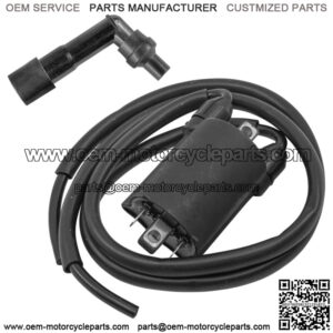 Ignition Coil w/ Spark Plug Boot Cap For Kawasaki Vulcan 1600 VN1600 2003-2008