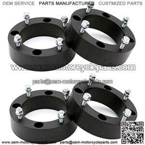 4x 2" Wheel Spacers 4/156 for Polaris Sportsman 400 500 600 700 800 ATV UTV RZR/Adapters 4x156 16X 3/8-24x1 (3/8") Studs,131mm Bore