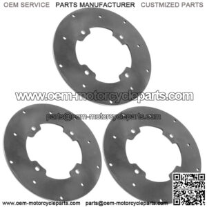 3x Front Left Right Rear Brake Disc for Arctic Cat XR 550 4x4 2015 / 1436-808