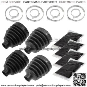 Front Outer/Inner CV Axle Boots For Honda Pioneer 700-4 SXS700M4 2017-2022