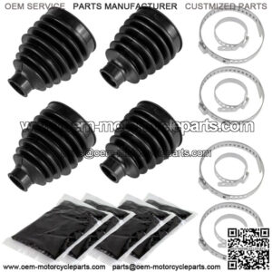Front Outer & Inner CV Axle Boot For Honda Pioneer 700-4 SXS700M4 2017 2018-2022
