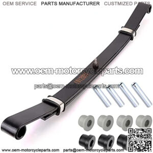 Golf Cart Heavy Duty Front 2-Leaf Spring Kit with Bushings & Sleeves for Club Car DS & Precedent 1981-Up, OEM 103628801