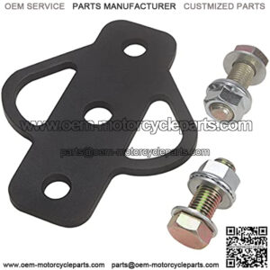 3-Way Trailer Hitch Adapter, Steel Hook Mounting with Bolts, Suitable for ATV Lawn Mower Golf Cart Yard Cart Garden Tractor Flat Towing Ball Installation